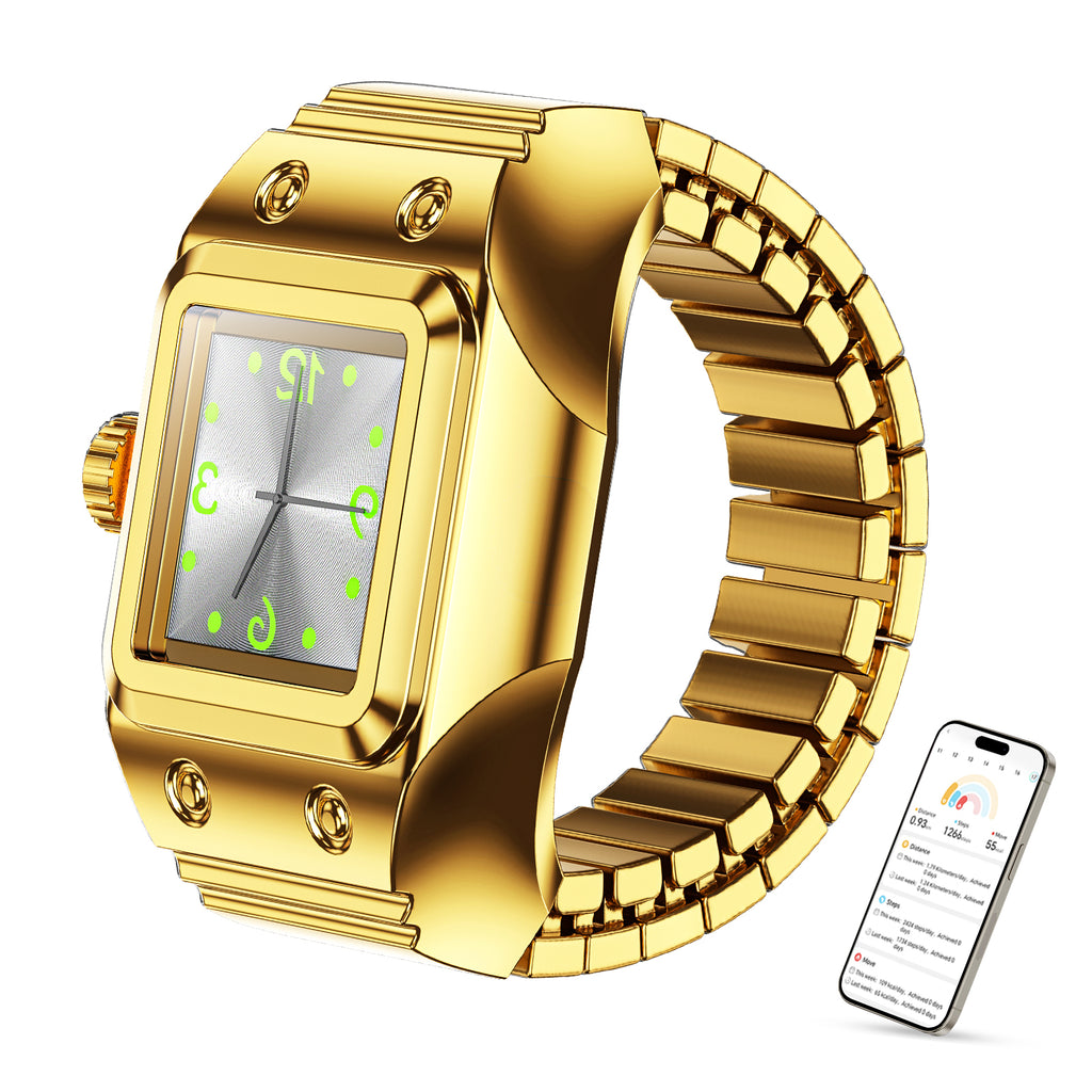 Clock Smart Ring（Engravable）