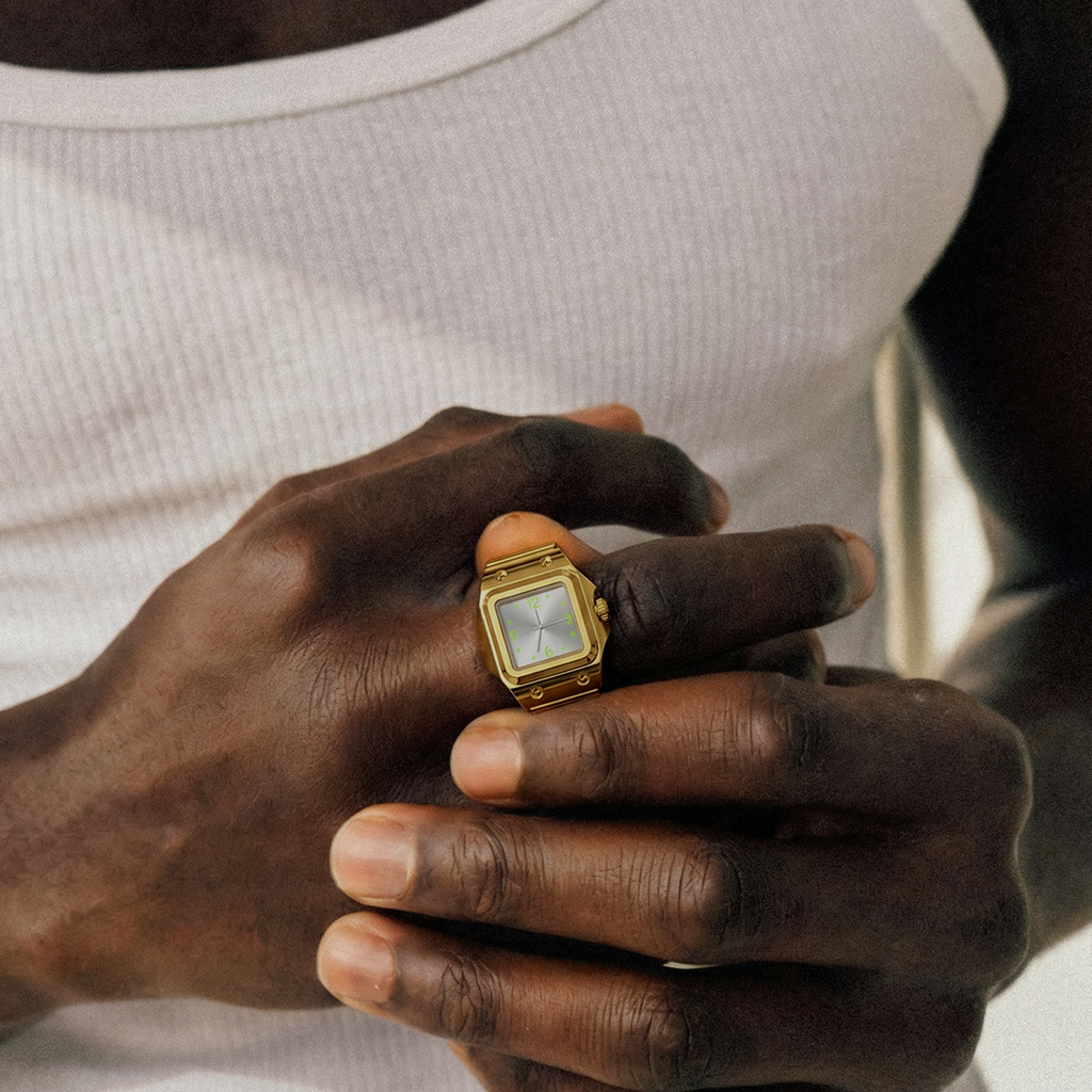 Clock Smart Ring（Engravable）