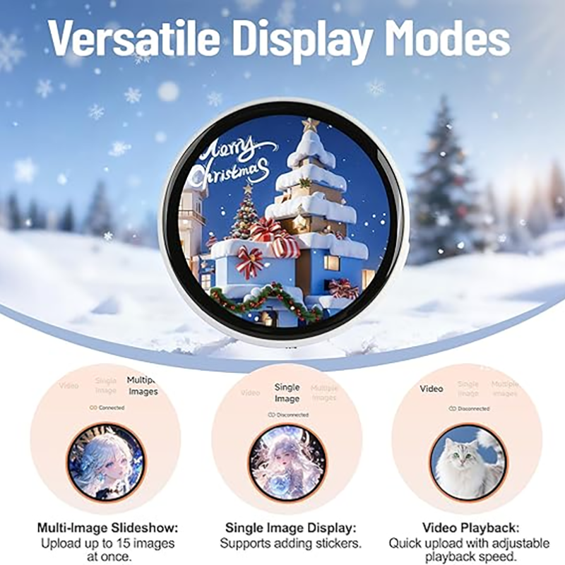 Electronic Anime Pin with HD Touchscreen – Custom Digital Badge
