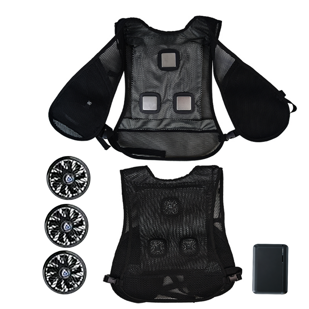 Triple-Fan Semiconductor Cooling Vest for Golf & Outdoor Sports