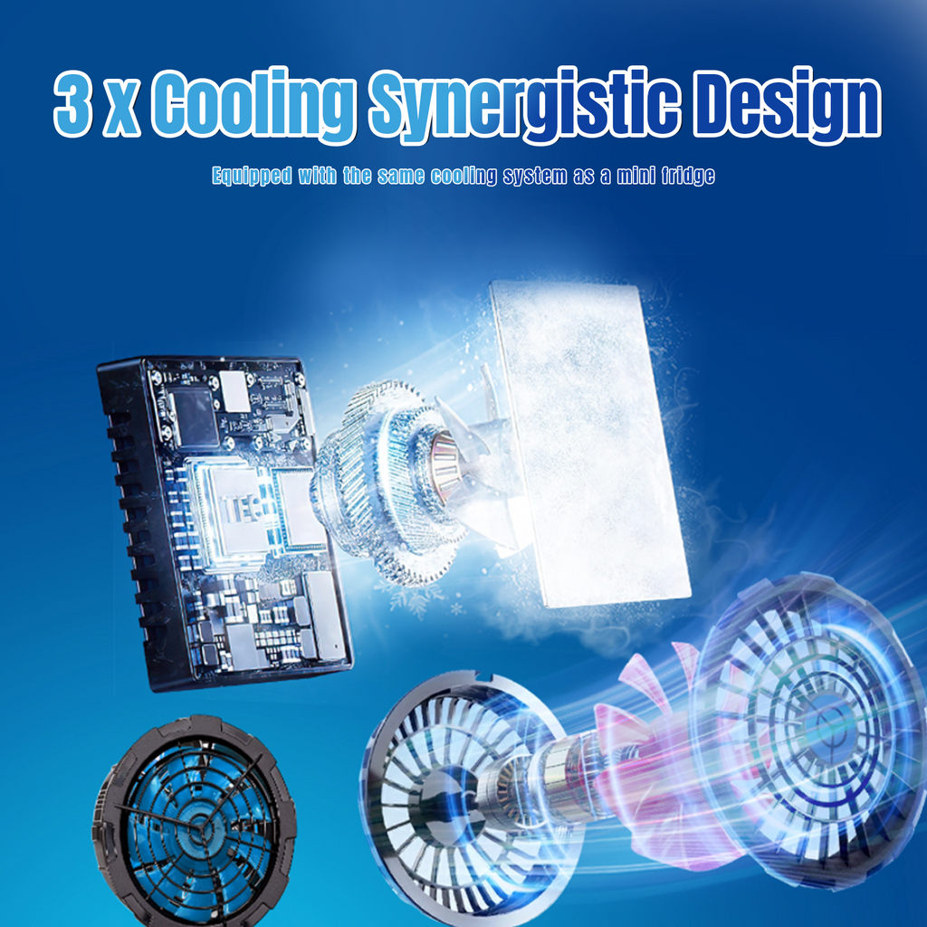 Triple-Fan Semiconductor Cooling Vest for Golf & Outdoor Sports