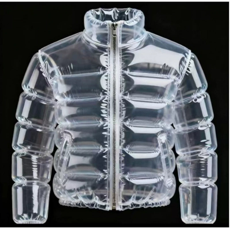Transparent Inflatable Beer Jacket | Custom Liquid-Fill Novelty Party Coat