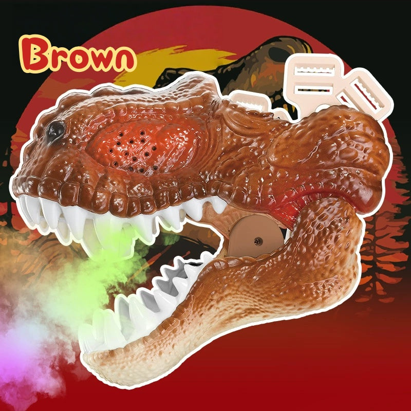 USB Glowing Dinosaur Mask | Talking & Spraying Party Prop