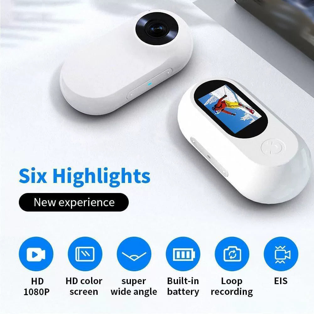 Pet Collar Camera | Mini HD Body Camera for Dogs & Cats