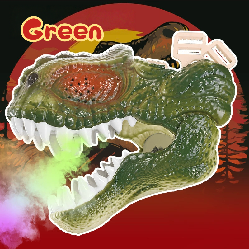 USB Glowing Dinosaur Mask | Talking & Spraying Party Prop