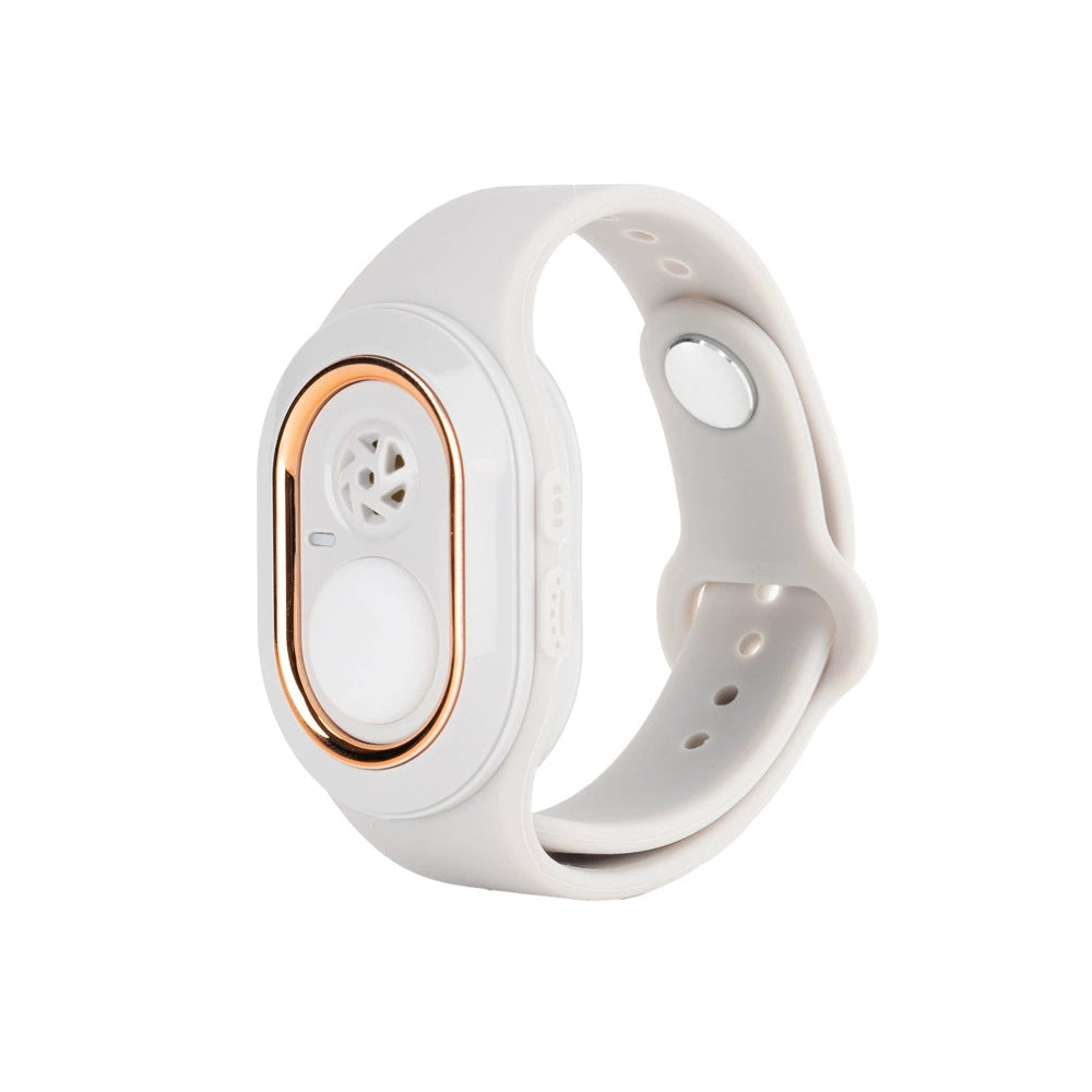 Rechargeable Ultrasonic & Yellow Light Mosquito Repellent Wristband