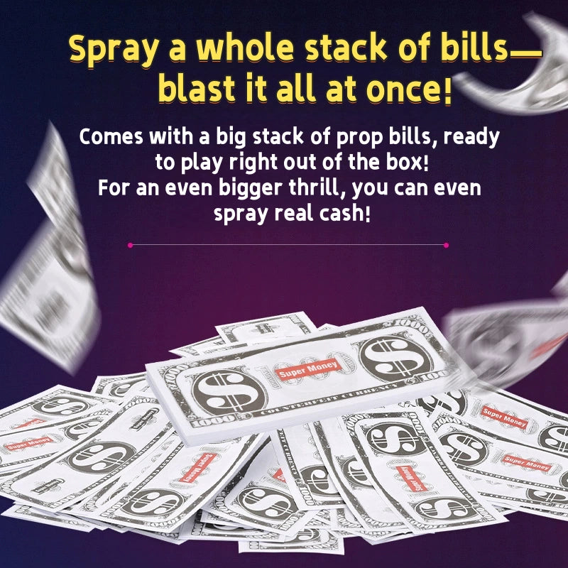 Money Spraying Wallet - Fun Gag Toy for Parties and Pranks
