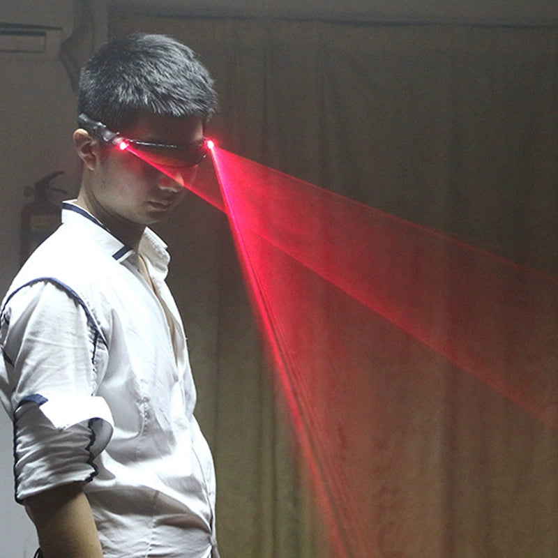 LED Laser Glasses | Red/Green Light Show Glasses for Parties & Performances