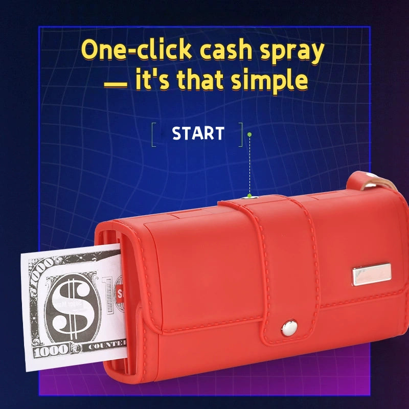 Money Spraying Wallet - Fun Gag Toy for Parties and Pranks